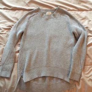 Monteau High Low Grey Sweater